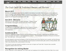 Tablet Screenshot of bowyersandfletchersguild.org